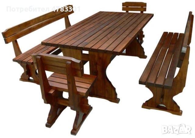 Баварски маси и пейки