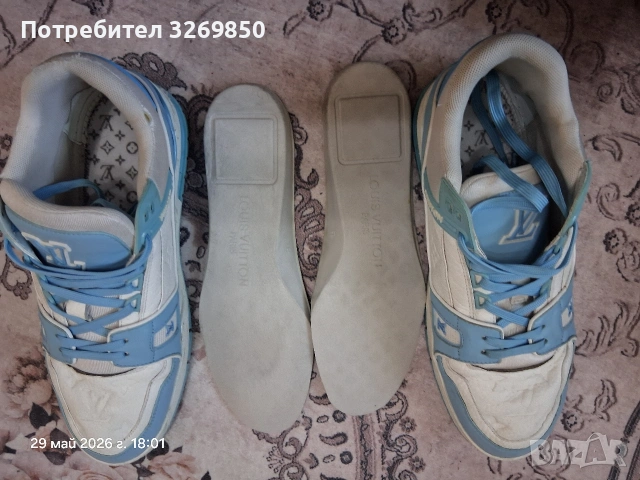 Louis Vuitton LV Trainer номер 44 ( 28.5 см.) , снимка 8 - Маратонки - 54714159