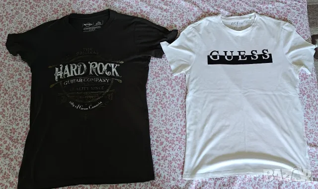 2 тениски за 15Евро Hard Rock и Guess 