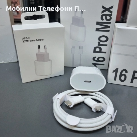 Зарядно Iphone 16/16 pro max type-c to type-c 35W за бързо зареждане, снимка 3 - Оригинални зарядни - 54148506