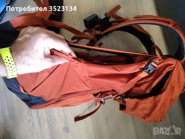QUECHUA РАНИЦА ЗА ПЛАНИНСКИ ПРЕХОДИ MH500, 38 ЛИТРА, КАФЯВА, снимка 9 - Спортна екипировка - 55638857