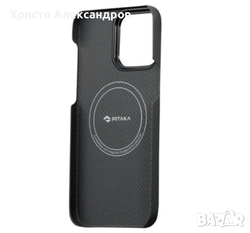 Кейс Pitaka Fusion Weaving MagEZ Case 3 за iPhone 14 Pro Max (6.7"), 600D Арамид #30, снимка 2 - Калъфи, кейсове - 54544068