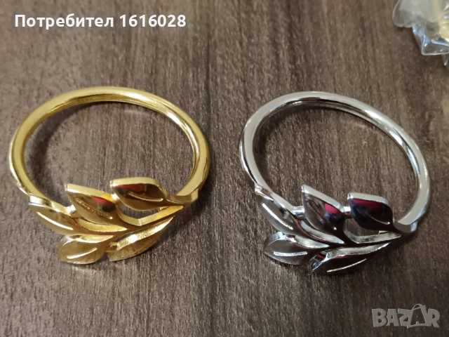 Луксозни сълфетъчни халки в златист и сребрист цвят., снимка 2 - Аксесоари за кухня - 54185593