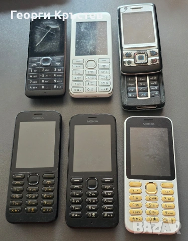 Nokia 106.1, 206.1, 222(3 бр.) и 6280 - за ремонт или части