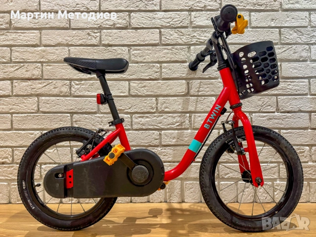 Детско колело / велосипед BTWIN Discover 500, 14 инча, за 3-5 г. деца