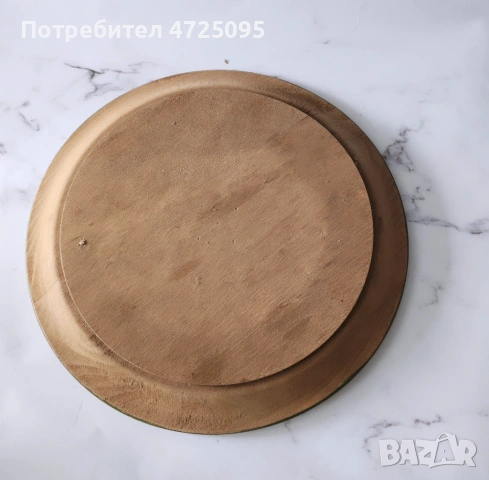 Дървена чиния, снимка 2 - Декорация за дома - 54489398