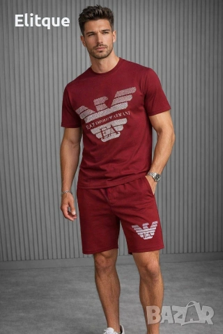 мъжки летни екипи emporio armani Hugo boss guess , снимка 11 - Спортни дрехи, екипи - 54734786
