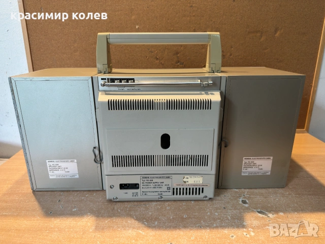 радиокасетофон "SIEMENS RS 806"/SANYO/, снимка 2 - Радиокасетофони, транзистори - 54988565