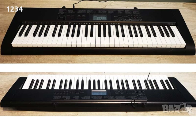 синтезатор клавир пиано CASIO CTK-1150 с 5 октави и плътни клавиши