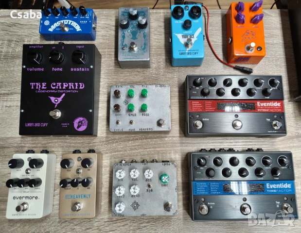 Pladask, Eventide, Wren & Cuff, EQD, JHS, Zvex, UAFX