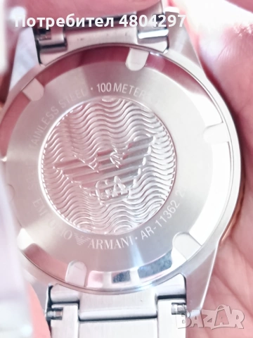 Мъжки часовник Emporio Armani AR11362 Diver , снимка 9 - Мъжки - 54691452