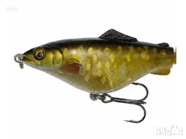 Savage Gear 3D Fat Smashtail 8cm 12g Floating Rudd Повърхностна Примамка, снимка 3 - Екипировка - 55569036