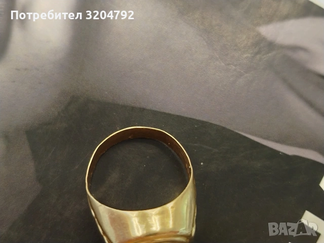 Златен Пръстен 3,38, снимка 3 - Пръстени - 53970340