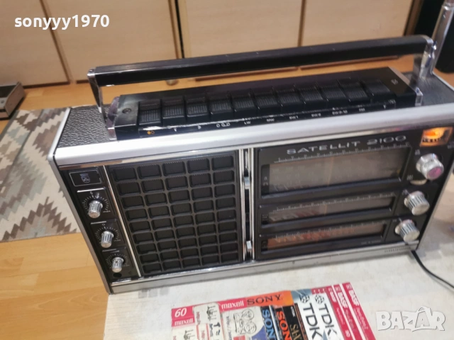 GRUNDIG SATELLIT 2100-MADE IN GERMANY-ВНОС SWISS 0706260845L4, снимка 9 - Радиокасетофони, транзистори - 54805786