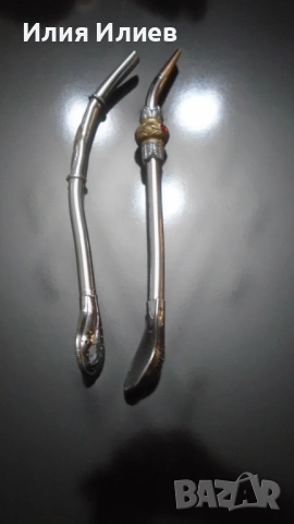 Bombilla метални сламки за пиене на чай Mate , снимка 3 - Прибори за хранене, готвене и сервиране - 54100961