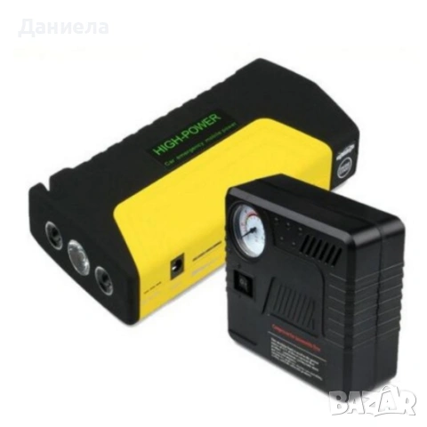 Мултифункционално стартерно устройство и компресор 2 в 1 Car Jump Starter 69800mAh, снимка 8 - Други стоки за дома - 54055800