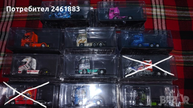 1/43 Hachette (IXO) метални колекционерски камиони