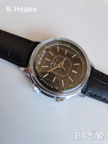 POLJOT Alarm; Полет звънец, кал 2612.1, СССР, черен ЦБ!, снимка 2 - Мъжки - 54308814