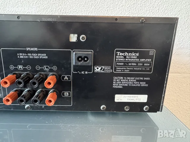 TECHNICS SU-V660 УСИЛВАТЕЛ , снимка 6 - Ресийвъри, усилватели, смесителни пултове - 55400495