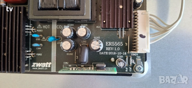 Arielli LED-65S214T2UHD на части - HK.T.RT2851V09 / ER5565 REV:1.0 / C-PCB_HV650QUB, снимка 6 - Части и Платки - 55122197