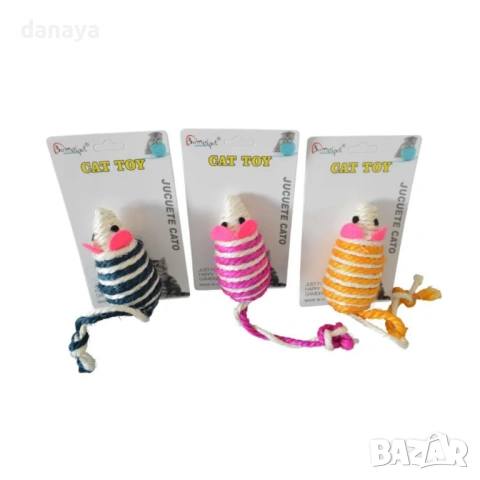 6562 Играчка за котка Дрънкаща мишка, снимка 4 - За котки - 54145716