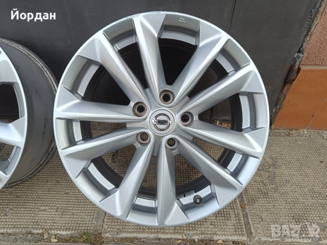 ОРИГИНАЛНИ джанти 17 ' цола 5x114,3 НИСАН Кашкай / NISSAN QASHQAI J10 J11 7J ET40 + датчици, снимка 10 - Гуми и джанти - 54485880