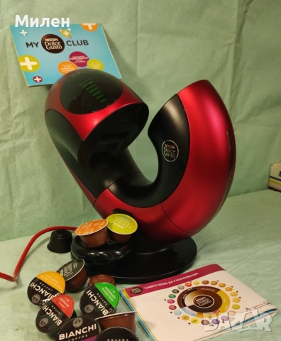 Кафемашина с гаранция 1 година Delonghi Automat Eclipse NESCAFÉ® Dolce Gusto Red, снимка 9 - Кафемашини - 55670235