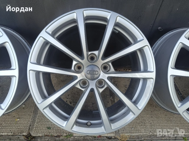 ОРИГИНАЛНИ джанти 17 ' цола 5x112 AUDI / АУДИ А4 А6 VW SKODA ET36, снимка 8 - Гуми и джанти - 54485957