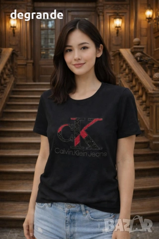 🎀Черна Дамска Тениска Calvin Klein
