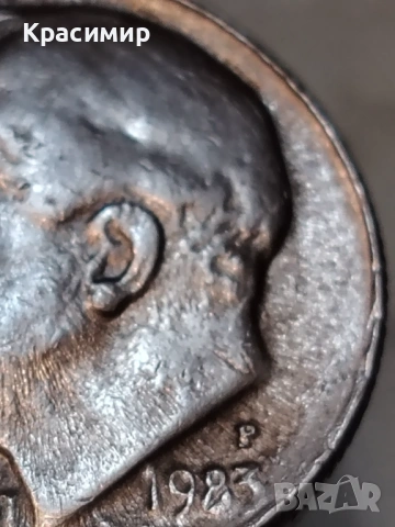  ONE DIME 1983 P , снимка 9 - Нумизматика и бонистика - 54680723