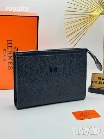 Нов Мъжки Клъч Prad🅰️ Hermes , снимка 4 - Чанти - 55339618