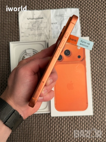 КАТО НОВ❗️24м ГАР. 🔥 iPhone 17 Pro Лизинг от 41€/мес ❗️ Cosmic Orange / 256Gb⚠️, снимка 5 - Apple iPhone - 54687438