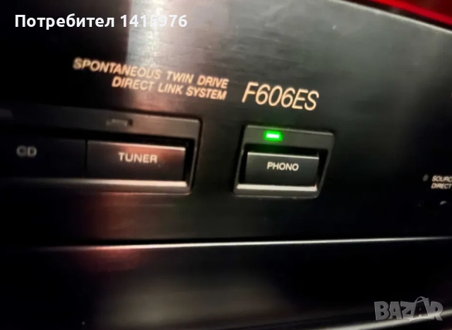 Sony  Amplifier F606 ES, снимка 2 - Ресийвъри, усилватели, смесителни пултове - 54755850
