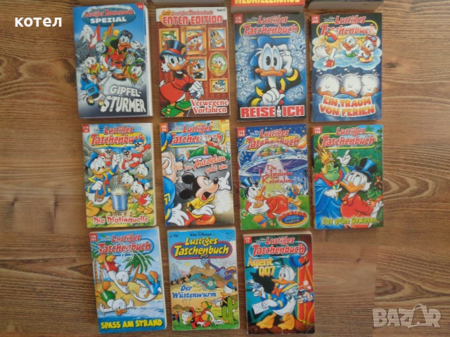 Продавам Колекция немски комикси „Disney Lustiges Taschenbuch“ (LTB) – 15 тома, снимка 3 - Списания и комикси - 54249506