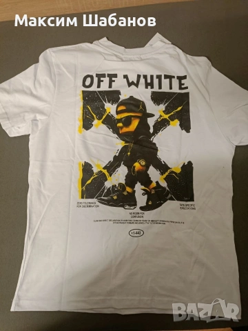 Тениска Off White, снимка 2 - Тениски - 54586583