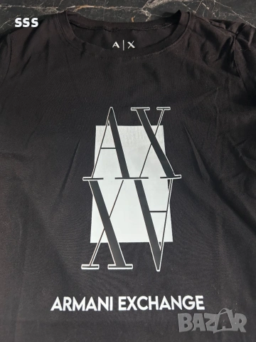 Дамски тениски Armani Exchange, S и М размери, снимка 4 - Тениски - 54766007