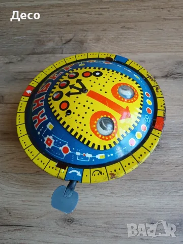 Стара руска космическа играчка летяща чиния., снимка 5 - Колекции - 55541077