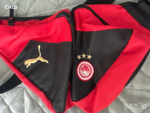 Чанта PUMA - Olympiacos F.C. - тип банан - диагоналка - НОВА, снимка 2 - Чанти - 54396358