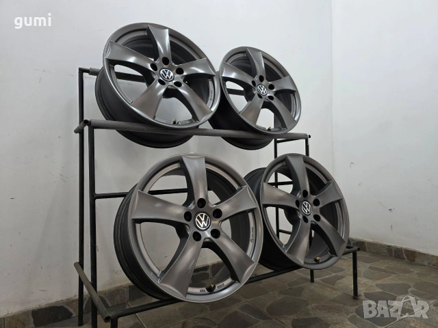 4бр 17ски джанти за VW, 5х112мм. A170915 , снимка 6 - Гуми и джанти - 55273528