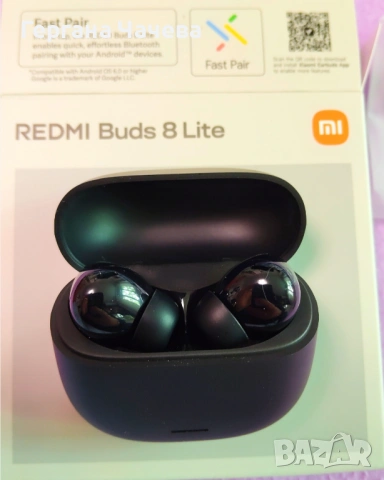 Безжични слушалки Xiaomi buds 8 lite, снимка 4 - Слушалки, hands-free - 54482390