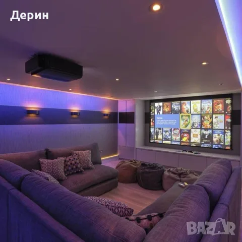Лента с RGB LED диоди и дистанционно управление 5 метра, снимка 3 - Лед осветление - 55365356