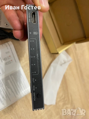 8K HDMI 2.1 Суич 5х1 (4K@120Hz/240Hz) за PS5 / Xbox Series X / PC – ЧИСТО НОВ, снимка 4 - Кабели и адаптери - 55193498