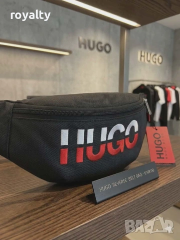 Hugo Boss Нова Черна Мъжка Чанта Хюго Бос 