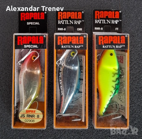 Воблери Rapala Rattlin rap(RNR), снимка 2 - Такъми - 54722194