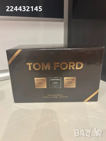 Tom ford Tobacco vanila Ombre leather Tuscan leather 3 * 50ml Parfum Travel Set , снимка 2 - Унисекс парфюми - 54935593