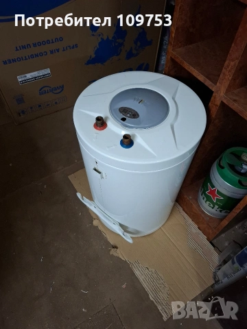 Вертикален бойлер ЕЛДОМ 30л 2kW, снимка 3 - Бойлери - 54370406