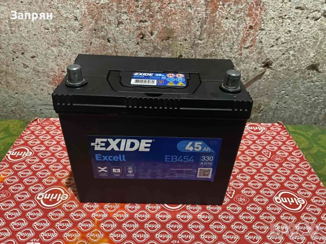 Нов акумулатор Exide 45 амп/ч 330 А азиатка R+