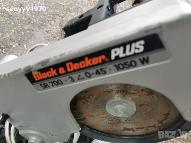 BLACK & DECKER-ЦИРКУЛЯР 0905261328L1, снимка 4 - Циркуляри - 54483179