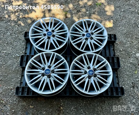 4бр.Алуминиеви джанти BORBET 16цола 5x108+ДАТЧИЦИ за Ford Focus,Kuga,Connect,Mondeo,Puma,C-Max, снимка 1 - Гуми и джанти - 55582814