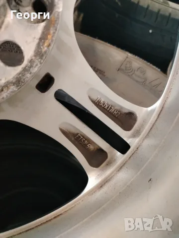 4бр.алуминиева джанта 17цола за Mercedes 5x112, снимка 6 - Гуми и джанти - 55347832